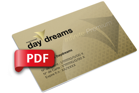 Renouvellement carte Infinite Premium daydreams